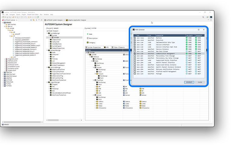 Detailed view of selected area